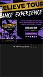 Mobile Screenshot of believedanceexperience.com